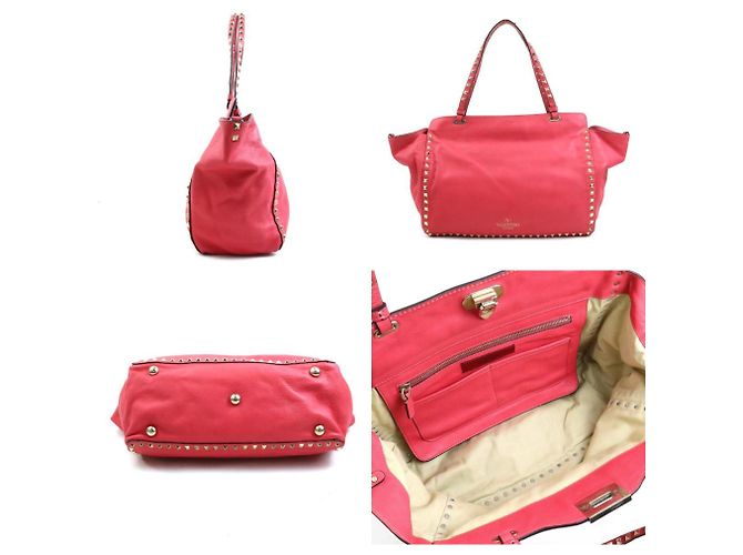 Borsa a mano/spalla in pelle rosa Valentino Garavani - vista 2
