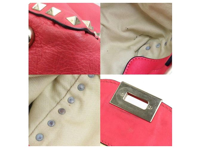 Borsa a mano/spalla in pelle rosa Valentino Garavani - vista 3