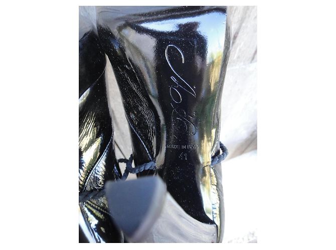 Botas Roger Vivier de cuero shearling barnizado negro Talla 41 - vista 10