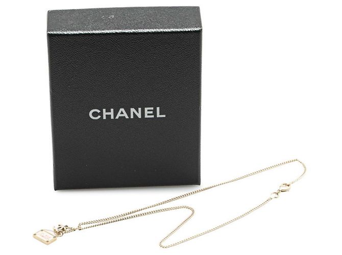 Cambon Collana Vintage Chanel Coco Mark Rosa D'oro - vista 4