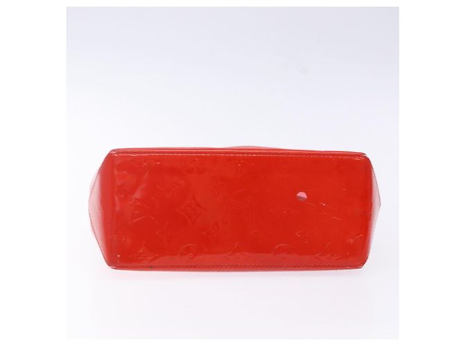LOUIS VUITTON Monogram Vernis Reade PM Borsa a Mano Rossa M91088 LV Auth ep10876 Rosso - vista 5