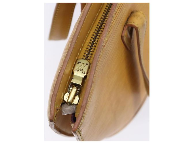 LOUIS VUITTON Borsa a Mano Epi Saint Jacques Gialla M52279 LV Auth BA5170 Giallo - vista 10