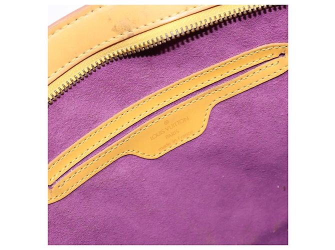 LOUIS VUITTON Borsa a Mano Epi Saint Jacques Gialla M52279 LV Auth BA5170 Giallo - vista 18