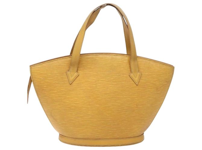 LOUIS VUITTON Borsa a Mano Epi Saint Jacques Gialla M52279 LV Auth BA5170 Giallo - vista 2