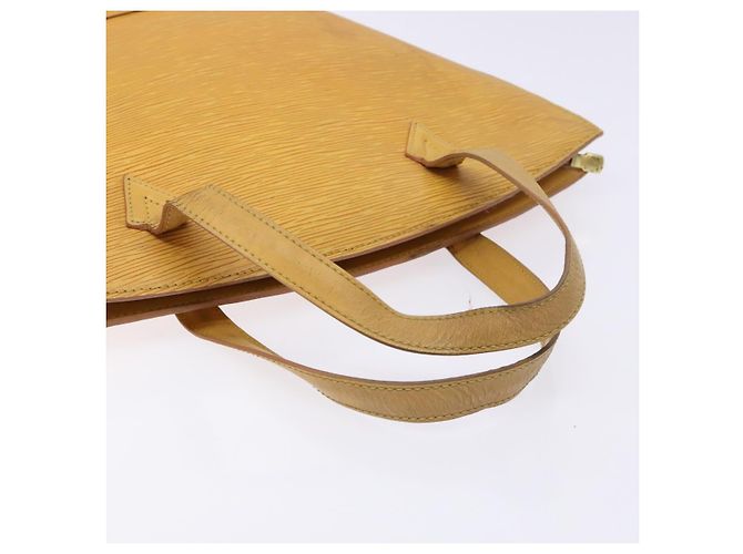 LOUIS VUITTON Borsa a Mano Epi Saint Jacques Gialla M52279 LV Auth BA5170 Giallo - vista 7