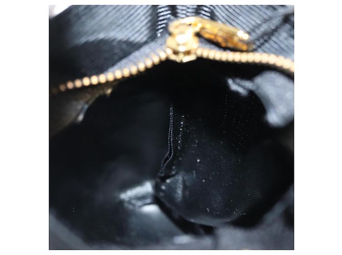 Céline Celine Tasche Nylon Schwarz Gold Auth 140367 Golden - Ansicht 18