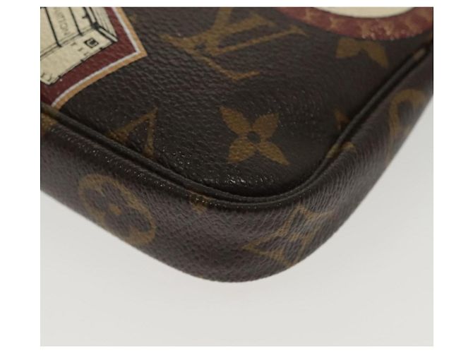 LOUIS VUITTON Mini Pochette Accessoires Patch Monogram Pouch M95804 Auth 141677V Monogramma - vista 17