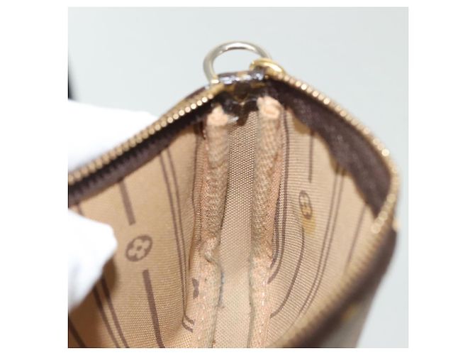 LOUIS VUITTON Mini Pochette Accessoires Patch Monogram Pouch M95804 Auth 141677V Monogramma - vista 19