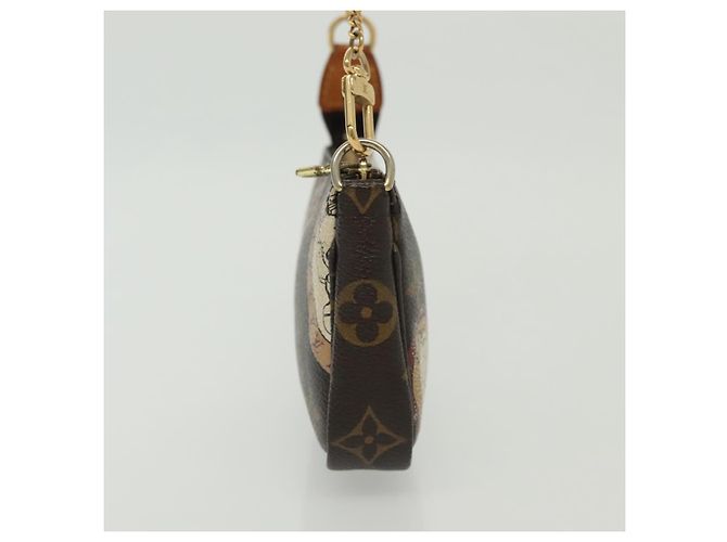 LOUIS VUITTON Mini Pochette Accessoires Patch Monogram Pouch M95804 Auth 141677V Monogramma - vista 4