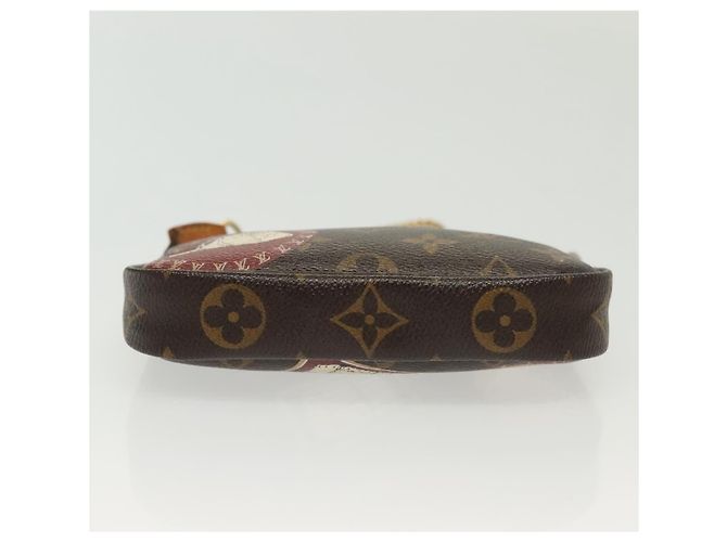 LOUIS VUITTON Mini Pochette Accessoires Patch Monogram Pouch M95804 Auth 141677V Monogramma - vista 5