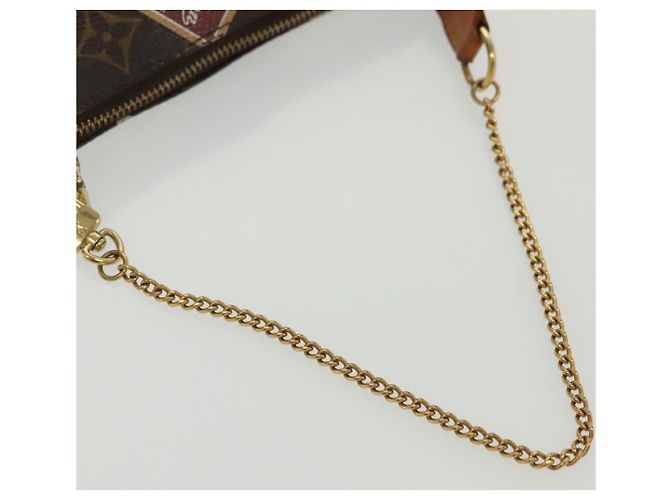 LOUIS VUITTON Mini Pochette Accessoires Patch Monogram Pouch M95804 Auth 141677V Monogramma - vista 7