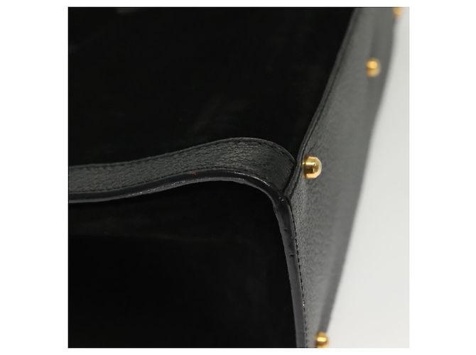 Bamboo Borsa a Mano in Bambù GUCCI Camoscio Nero Oro 002 1186 0260 Auth ep10379 D'oro - vista 10