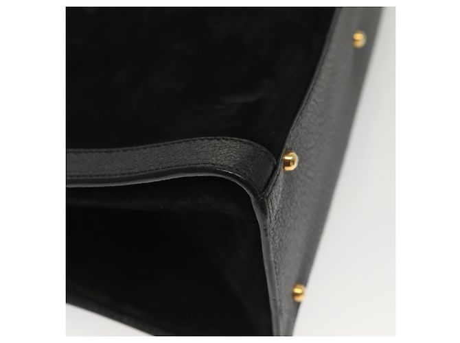 Bamboo Borsa a Mano in Bambù GUCCI Camoscio Nero Oro 002 1186 0260 Auth ep10379 D'oro - vista 12
