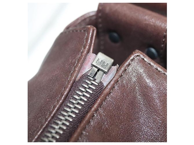 Autre Marque Borsa a Spalla in Pelle Marrone INTRECCIATO di BOTTEGA VENETA Auth fm4835 - vista 15