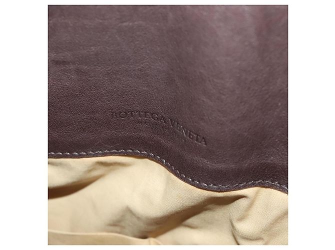 Autre Marque Borsa a Spalla in Pelle Marrone INTRECCIATO di BOTTEGA VENETA Auth fm4835 - vista 16