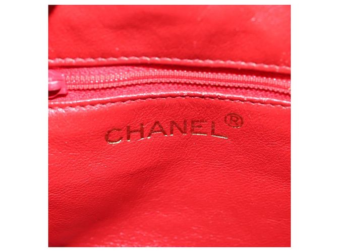 CHANEL Borsa in Vita Matelassé Satin Nero Oro CC Auth 141135V D'oro - vista 18