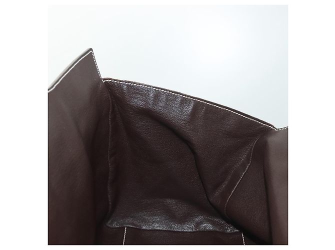 Borsa a mano Miu Miu in tela marrone Auth BA5216 - vista 18