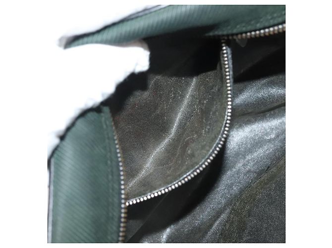 LOUIS VUITTON Taiga Leather Parana Clutch Bag Ardoise M30752 LV Auth 140204 Grey - view 11