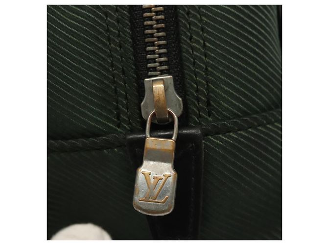 LOUIS VUITTON Taiga Leather Parana Clutch Bag Ardoise M30752 LV Auth 140204 Grey - view 8