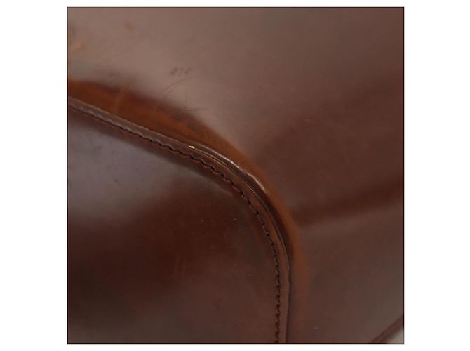 Borsa a Spalla CARTIER Smalto Marrone Argento Auth 140103 - vista 12