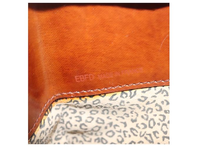 Borsa a Spalla CARTIER Smalto Marrone Argento Auth 140103 - vista 21