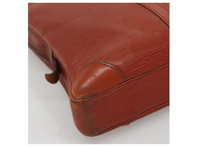 LOUIS VUITTON Epi Porta Documenti da Viaggio Borsa Business Marrone M54478 Auth BA5171 - vista 16