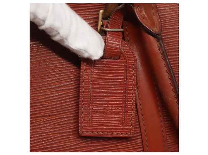 LOUIS VUITTON Epi Porta Documenti da Viaggio Borsa Business Marrone M54478 Auth BA5171 - vista 17