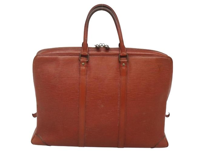 LOUIS VUITTON Epi Porta Documenti da Viaggio Borsa Business Marrone M54478 Auth BA5171 - vista 2