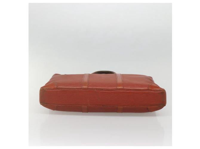 LOUIS VUITTON Epi Porta Documenti da Viaggio Borsa Business Marrone M54478 Auth BA5171 - vista 5