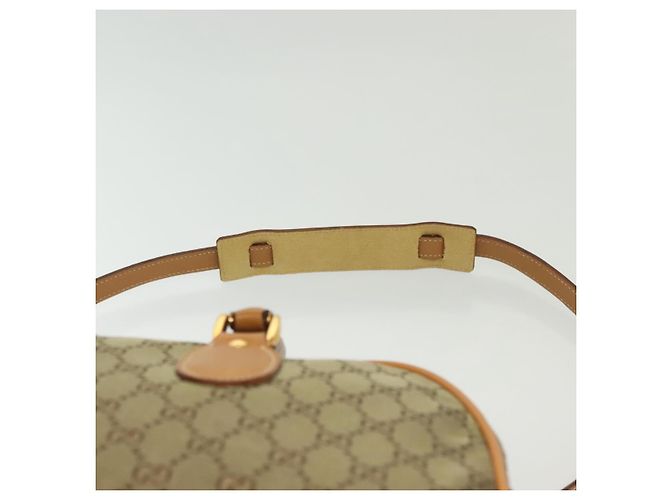 Borsa Boston GG Canvas Gucci 2way Oro Beige 013 123 3659 Auth ep10260 D'oro - vista 10