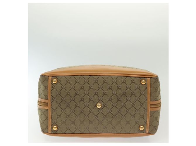 Borsa Boston GG Canvas Gucci 2way Oro Beige 013 123 3659 Auth ep10260 D'oro - vista 11