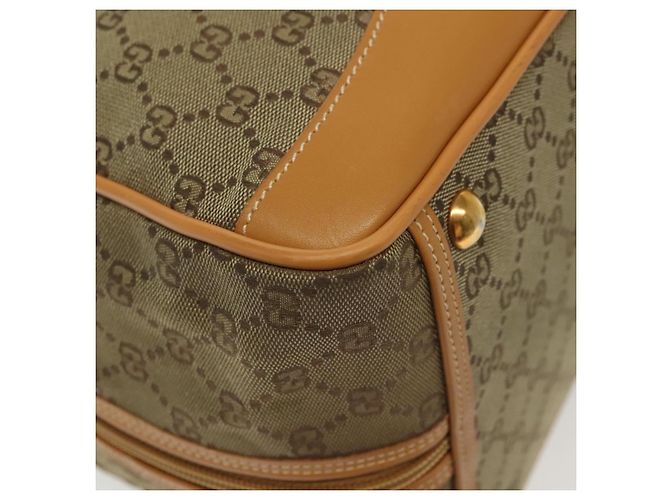 Borsa Boston GG Canvas Gucci 2way Oro Beige 013 123 3659 Auth ep10260 D'oro - vista 12