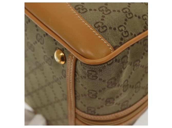 Borsa Boston GG Canvas Gucci 2way Oro Beige 013 123 3659 Auth ep10260 D'oro - vista 13