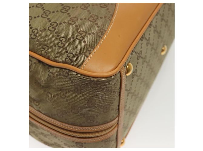 Borsa Boston GG Canvas Gucci 2way Oro Beige 013 123 3659 Auth ep10260 D'oro - vista 14