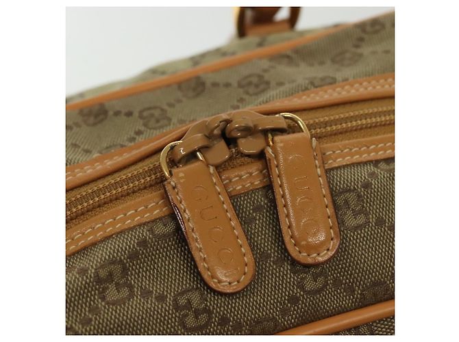 Borsa Boston GG Canvas Gucci 2way Oro Beige 013 123 3659 Auth ep10260 D'oro - vista 16