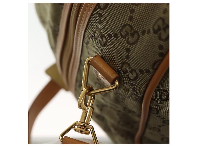Borsa Boston GG Canvas Gucci 2way Oro Beige 013 123 3659 Auth ep10260 D'oro - vista 17