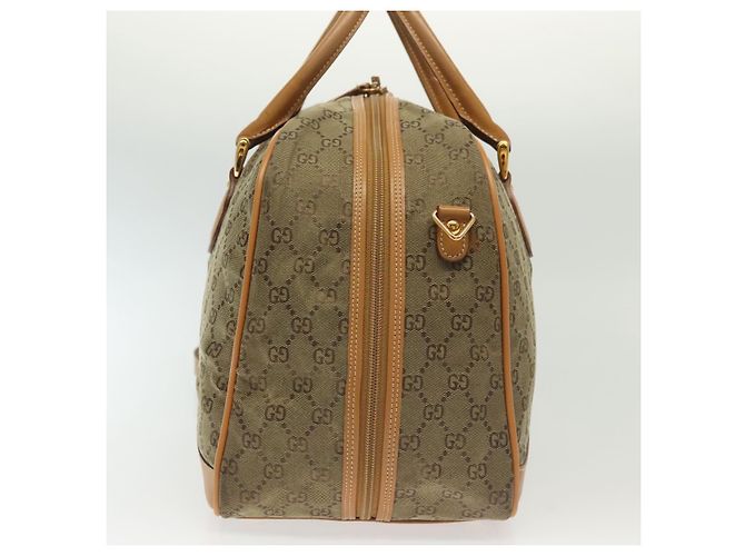 Borsa Boston GG Canvas Gucci 2way Oro Beige 013 123 3659 Auth ep10260 D'oro - vista 4