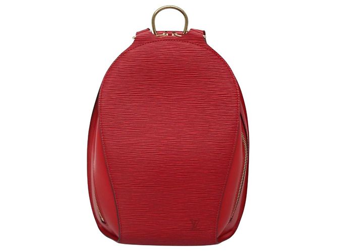 LOUIS VUITTON Zaino Epi Mabillon Rosso Castigliano M52237 LV Auth ep10752 - vista 13