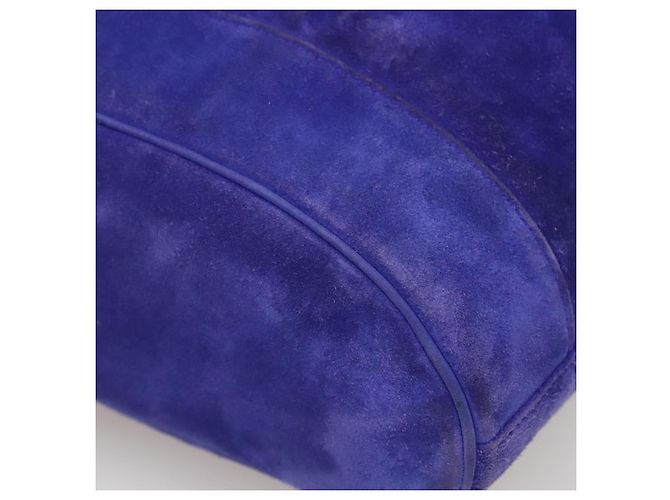 Hermès HERMES Borsa a Spalla Market GM Camoscio Viola Oro Auth 140923 D'oro Porpora - vista 12