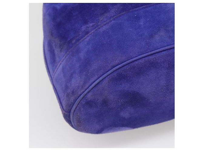 Hermès HERMES Borsa a Spalla Market GM Camoscio Viola Oro Auth 140923 D'oro Porpora - vista 13