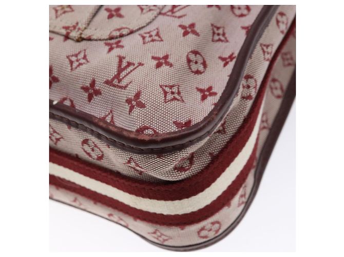LOUIS VUITTON Mini Borsa Monogramma Mary Kate Rossa M92321 LV Auth SW1479 Rosso - vista 15