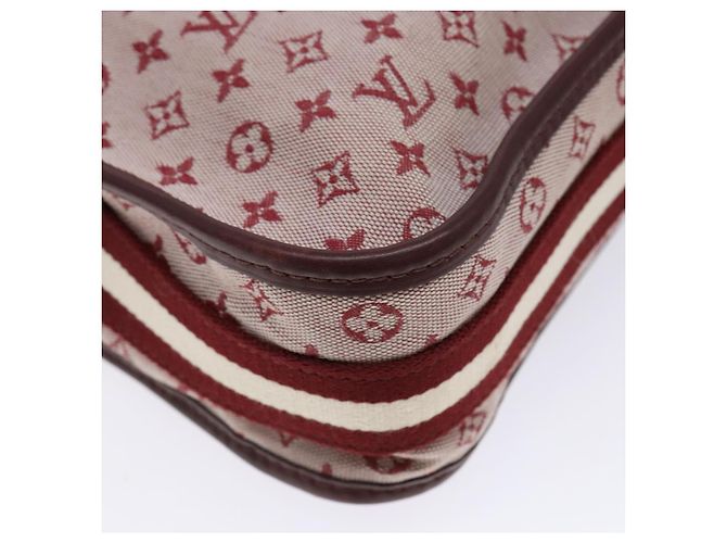LOUIS VUITTON Mini Borsa Monogramma Mary Kate Rossa M92321 LV Auth SW1479 Rosso - vista 17