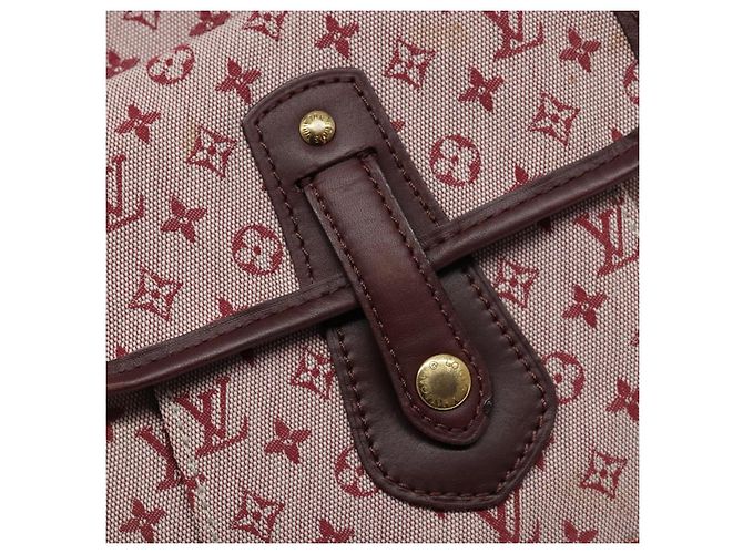 LOUIS VUITTON Mini Borsa Monogramma Mary Kate Rossa M92321 LV Auth SW1479 Rosso - vista 18