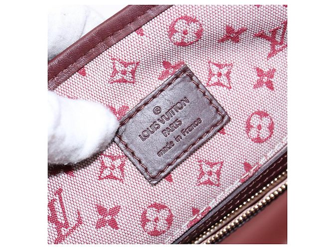 LOUIS VUITTON Mini Borsa Monogramma Mary Kate Rossa M92321 LV Auth SW1479 Rosso - vista 19