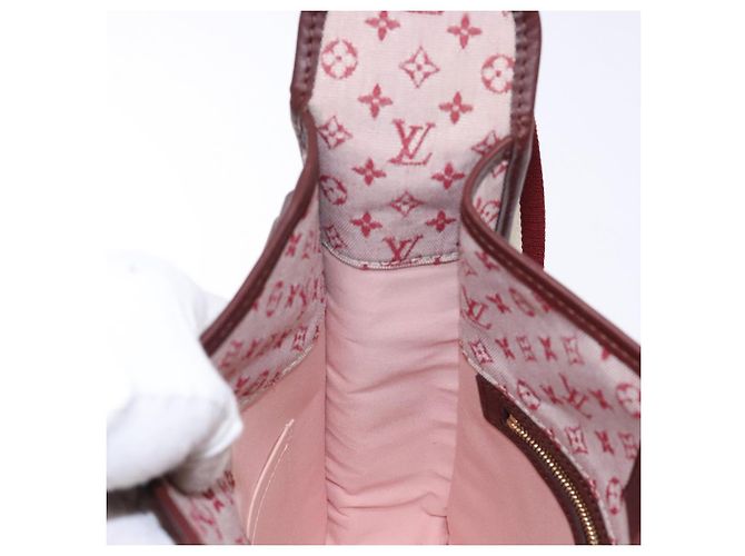 LOUIS VUITTON Mini Borsa Monogramma Mary Kate Rossa M92321 LV Auth SW1479 Rosso - vista 21