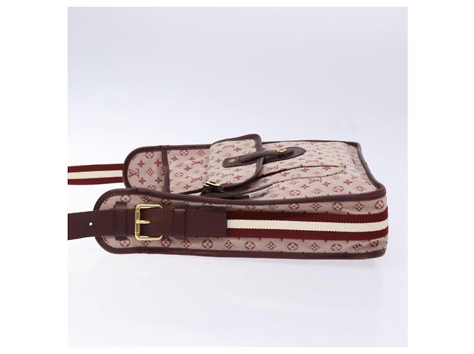 LOUIS VUITTON Mini Borsa Monogramma Mary Kate Rossa M92321 LV Auth SW1479 Rosso - vista 4