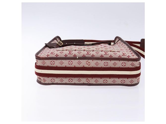 LOUIS VUITTON Mini Borsa Monogramma Mary Kate Rossa M92321 LV Auth SW1479 Rosso - vista 5