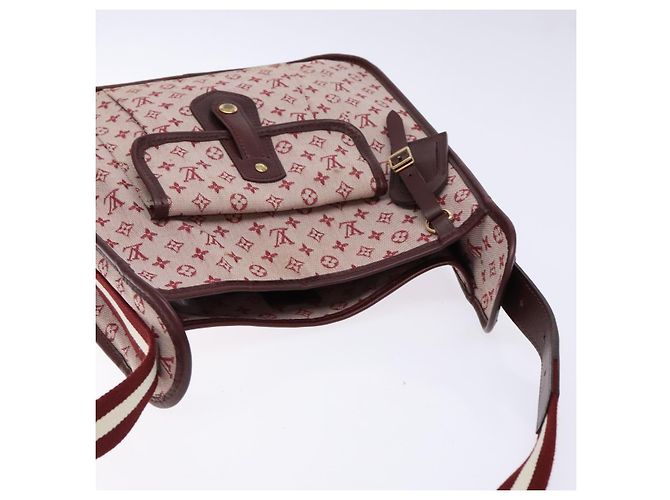 LOUIS VUITTON Mini Borsa Monogramma Mary Kate Rossa M92321 LV Auth SW1479 Rosso - vista 6