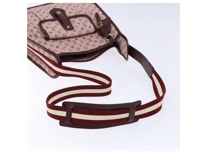 LOUIS VUITTON Mini Borsa Monogramma Mary Kate Rossa M92321 LV Auth SW1479 Rosso - vista 7