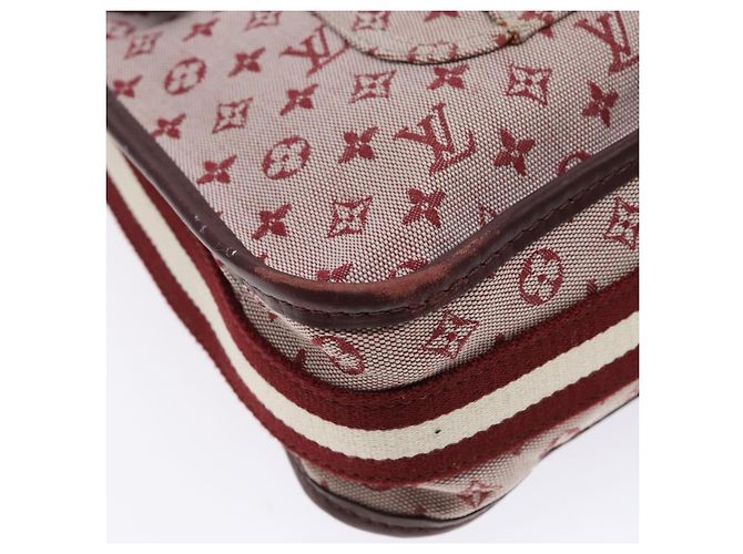 LOUIS VUITTON Mini Borsa Monogramma Mary Kate Rossa M92321 LV Auth SW1479 Rosso - vista 8
